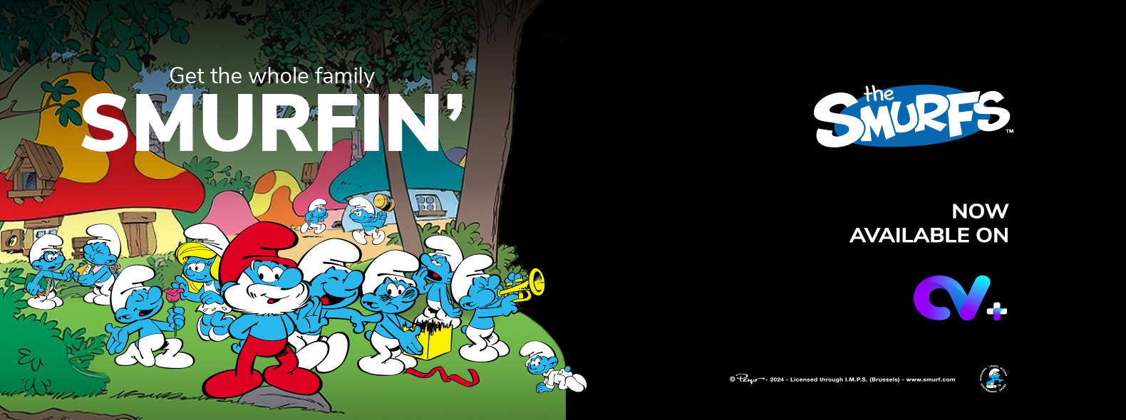 The Smurfs now available on CV+
